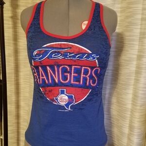 TX Rangers Burnout Tank- XS (B4)